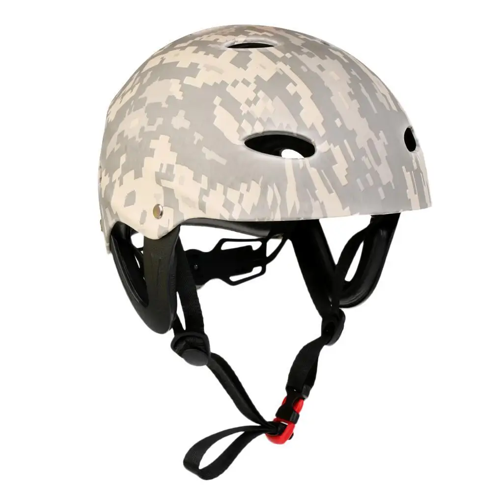 Защитный шлем для водных видов спорта для взрослых и детей, каяк, каноэ, жесткая кепка, Армейский зеленый камуфляж . ' - ' . 0