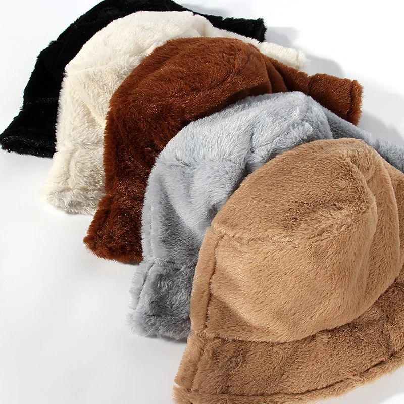 Осенне-зимняя новая шляпа, женская легкая пластина, Однотонная теплая Ветрозащитная утепленная рыбацкая шляпа с подкладкой . ' - ' . 0
