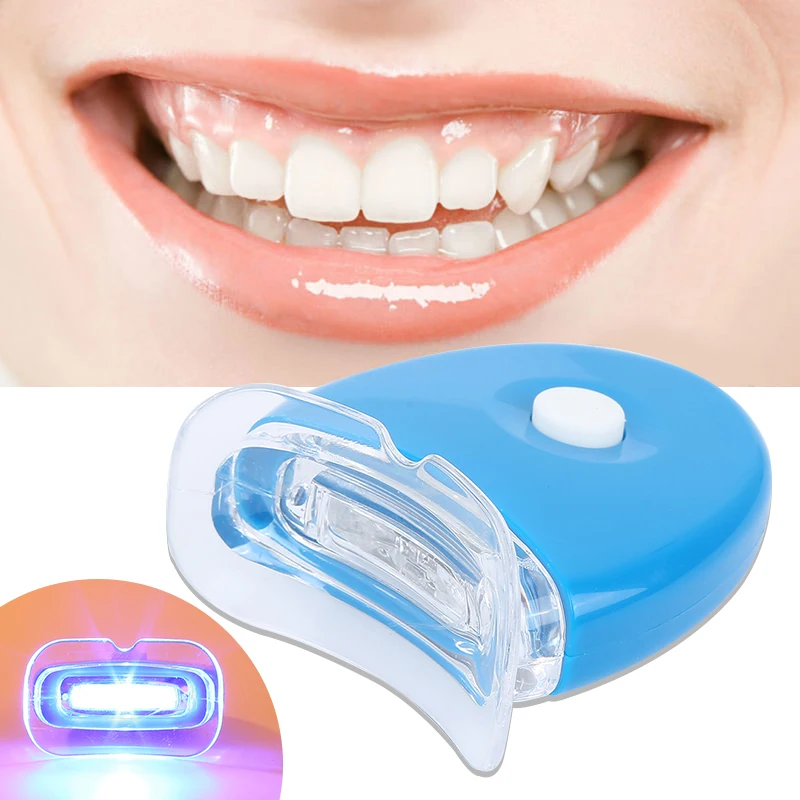 Отбеливание зубов Портативный Мини-инструмент для отбеливания зубов с синим светом Smart Whitener Для красоты и здоровья зубов . ' - ' . 0