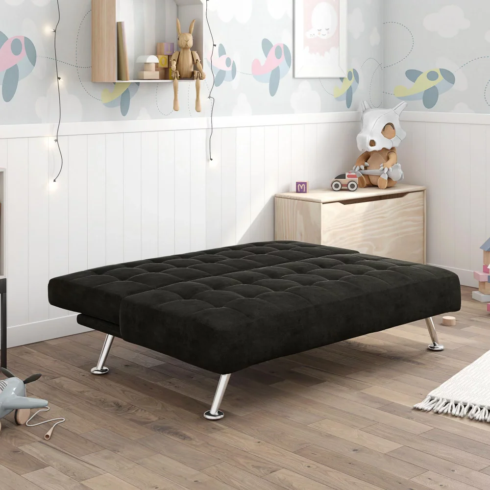 DHP Milo Детский диван-футон, мебель для гостиной, диваны, Черный . ' - ' . 1