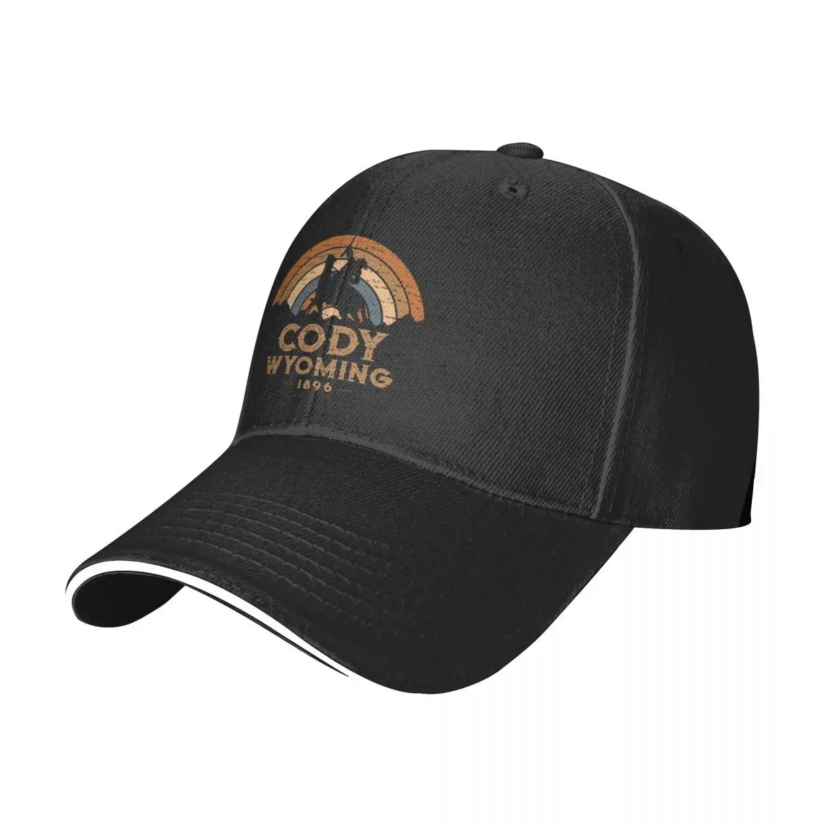 Ковбойская кепка Cody Wyoming в стиле ретро с Диким Западом, бейсбольная кепка, модная военная кепка, мужские шляпы для женщин, мужские . ' - ' . 1