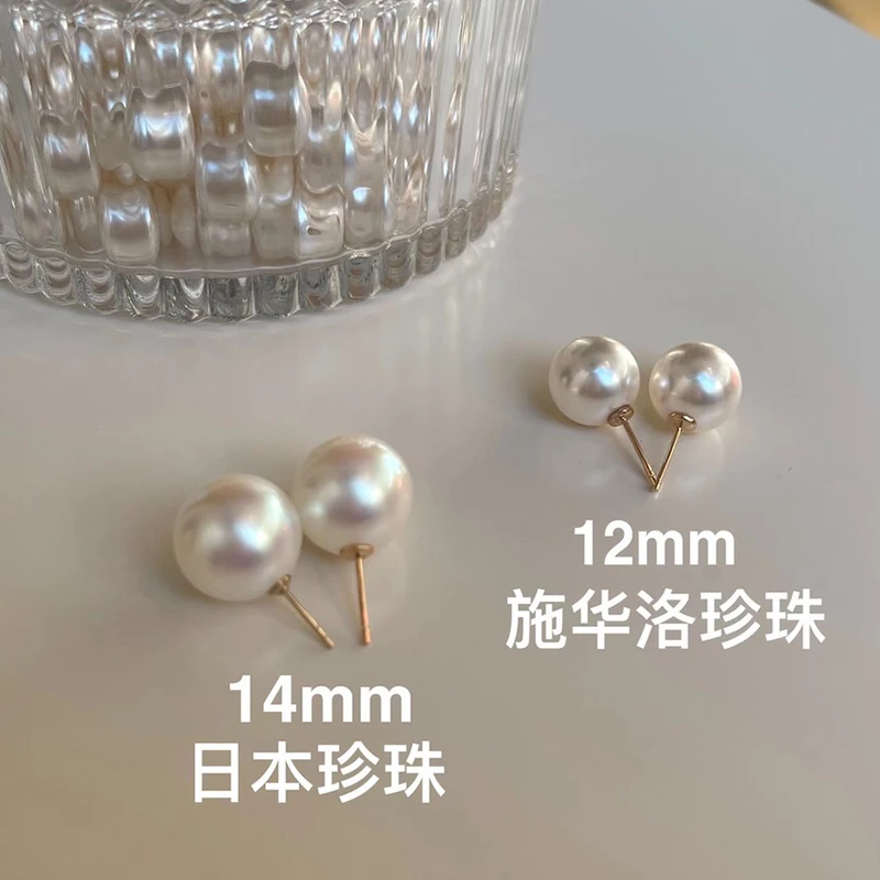 Корейские Серебряные Круглые серьги с жемчугом S925 в стиле ретро, Универсальные заколки для ушей с жемчугом в Гонконгском стиле, Модные Аксессуары для женщин . ' - ' . 1