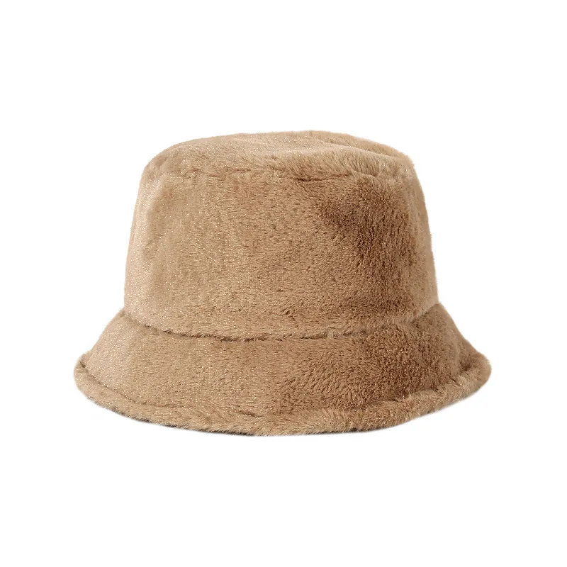 Осенне-зимняя новая шляпа, женская легкая пластина, Однотонная теплая Ветрозащитная утепленная рыбацкая шляпа с подкладкой . ' - ' . 1