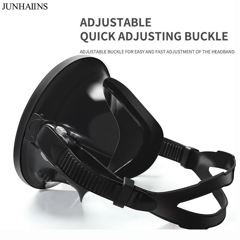 Профессиональные маски для дайвинга JUNHAIINS, наборы для подводного плавания для мужчин, силиконовые юбки для взрослых, очки для дайвинга с защитой от запотевания, снаряжение для подводного плавания . ' - ' . 1