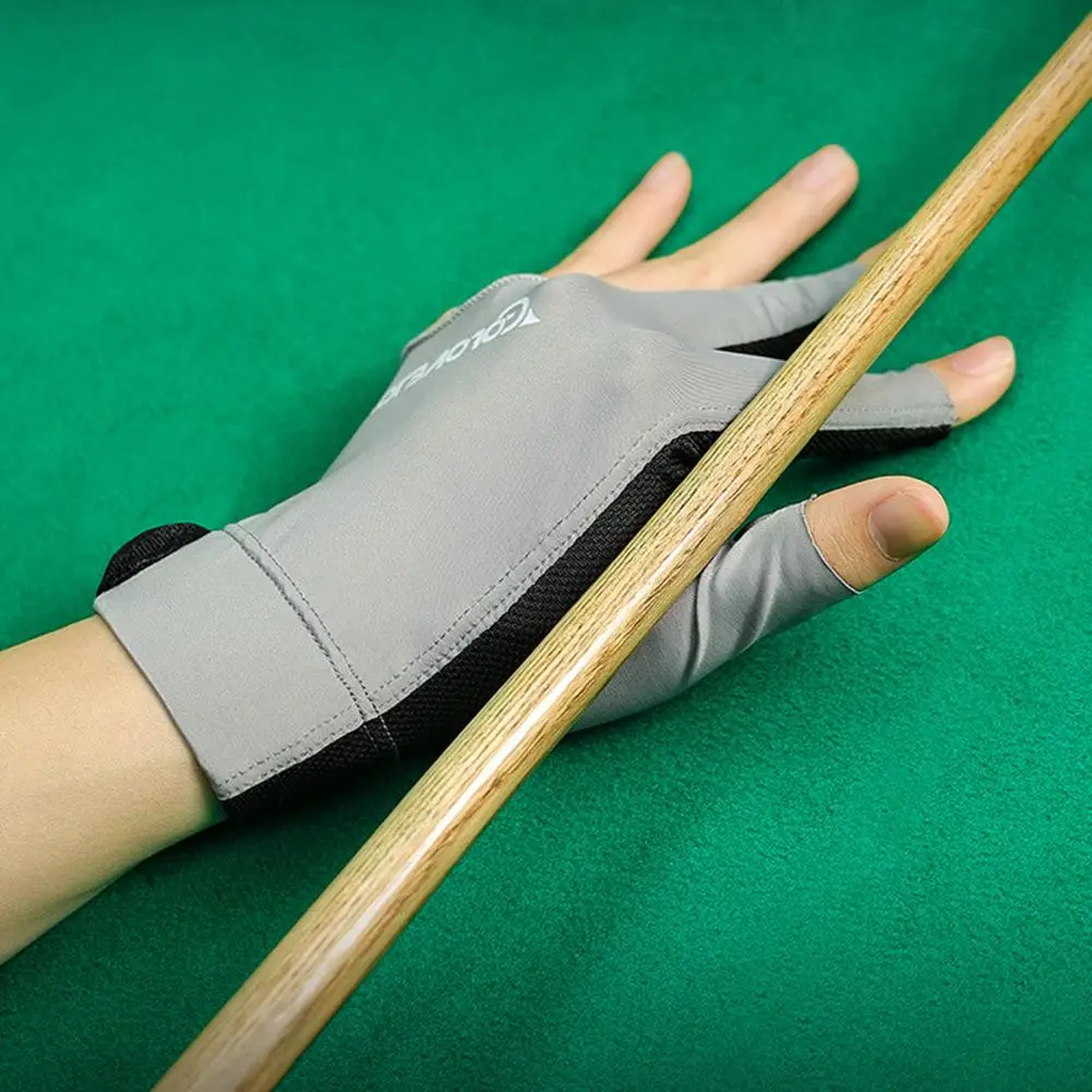Спортивные аксессуары Сверхмягкие дышащие бильярдные перчатки для левой руки, Нескользящая конструкция с тремя пальцами, Процесс соединения кия . ' - ' . 1