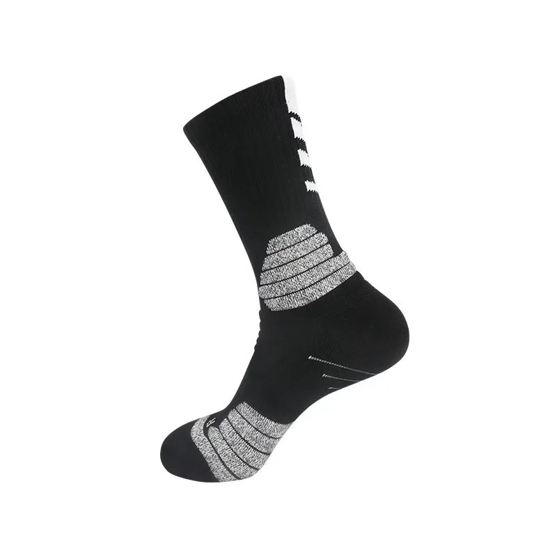 Высококачественные новые баскетбольные носки для взрослых с противоскользящими профессиональными полосками для компрессионных чулок . ' - ' . 2