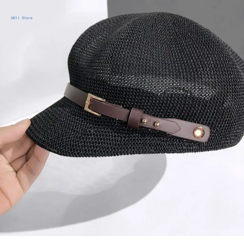 Мужская шляпа таксиста с простым ремнем, кепка старушки, кепка маляра для женщин и мужчин . ' - ' . 2
