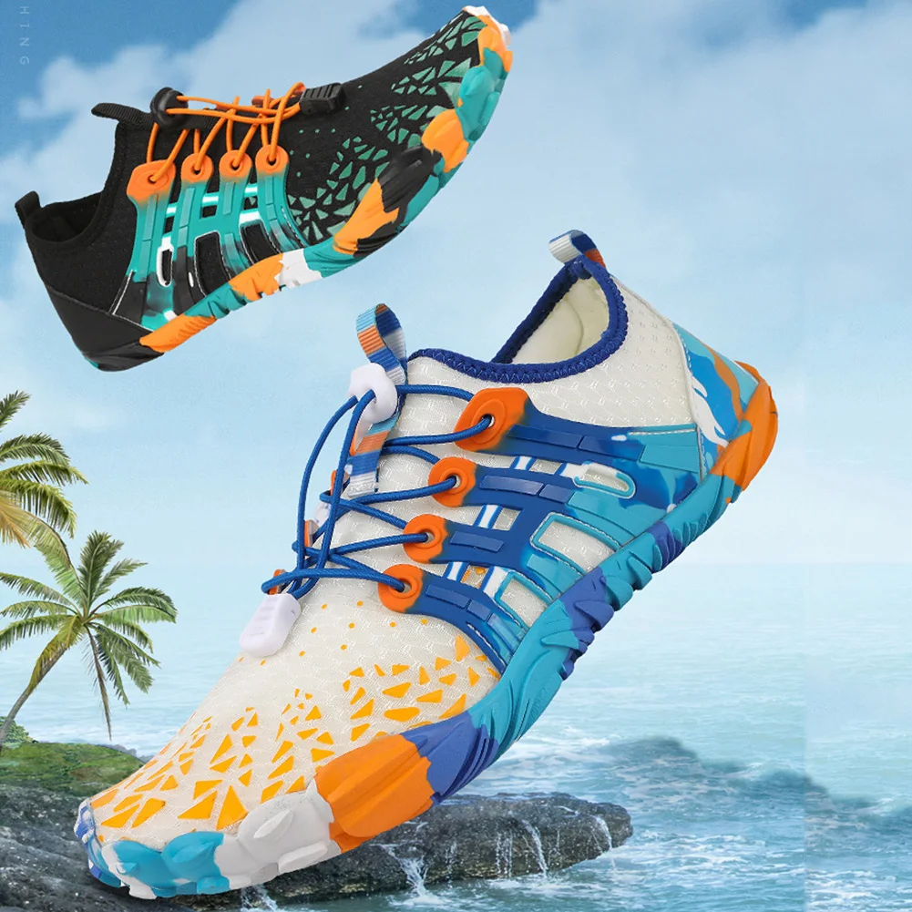 Пляжная водная обувь для плавания, нескользящая походная обувь для болотной ходьбы, Дышащая обувь для фитнеса, износостойкая амортизация для походов по озеру . ' - ' . 2