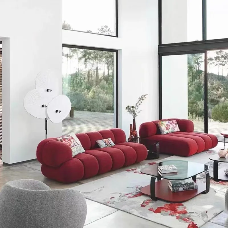 Угловой диван для гостиной с секцией пола Современный Дизайнерский Европейский Диван Для Гостиной . ' - ' . 2