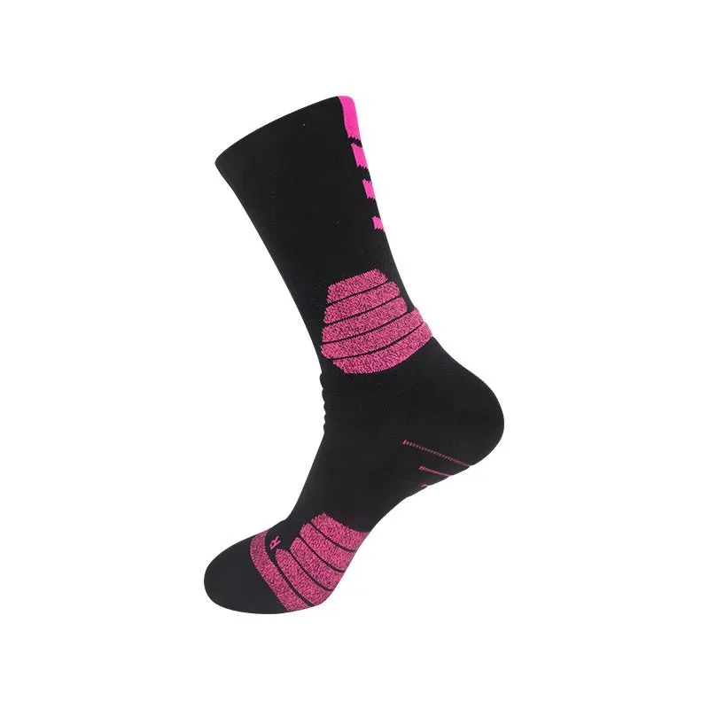 Высококачественные новые баскетбольные носки для взрослых с противоскользящими профессиональными полосками для компрессионных чулок . ' - ' . 3