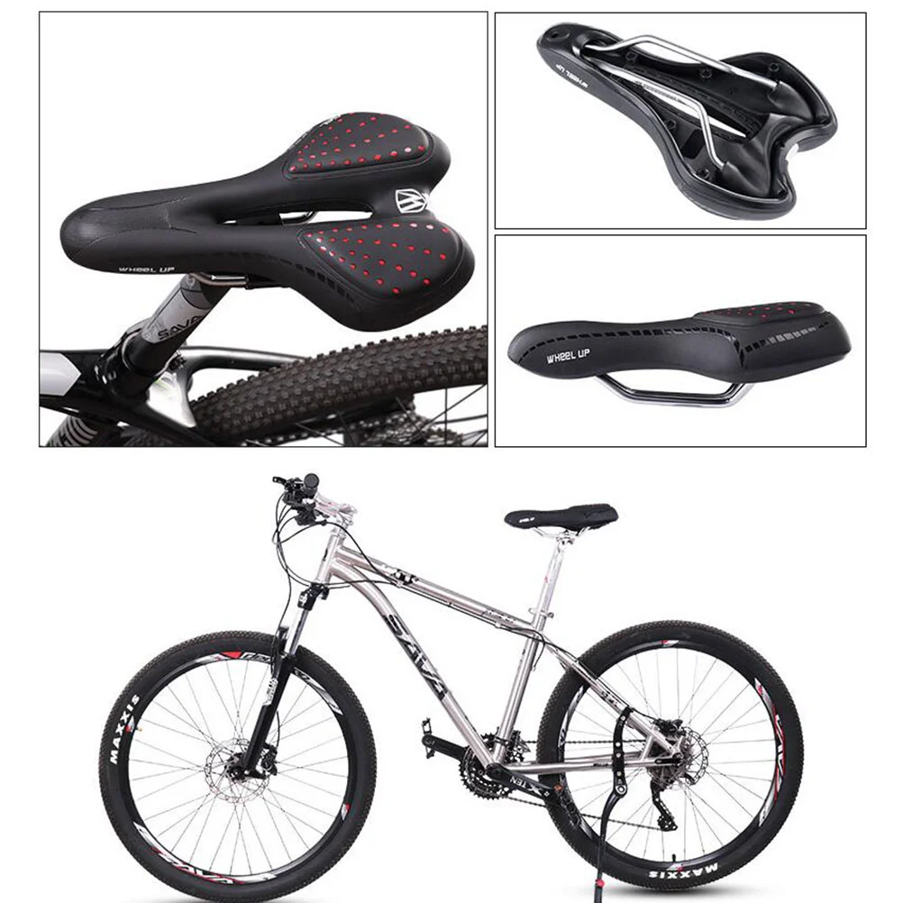 Велосипедное удобное сменное силиконовое седло для детских горных велосипедов, шоссейных велосипедов (черный) . ' - ' . 4