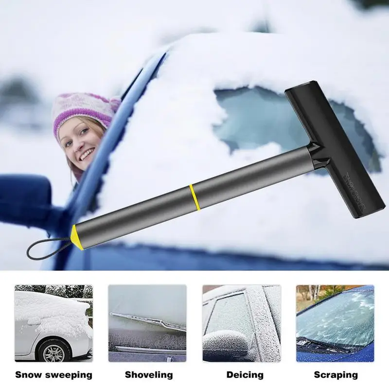 Скребок для льда Легкий снегоуборщик для автомобилей Компактный и эргономичный инструмент для удаления льда и наледи Автомобильные аксессуары для автомобилей . ' - ' . 4