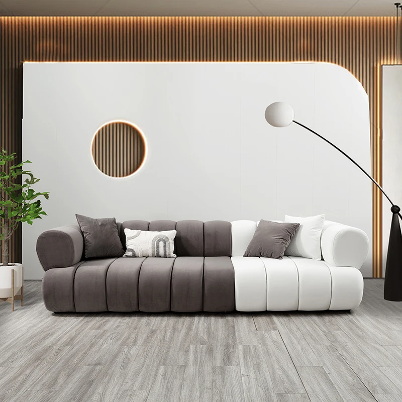 Угловой диван для гостиной с секцией пола Современный Дизайнерский Европейский Диван Для Гостиной . ' - ' . 4