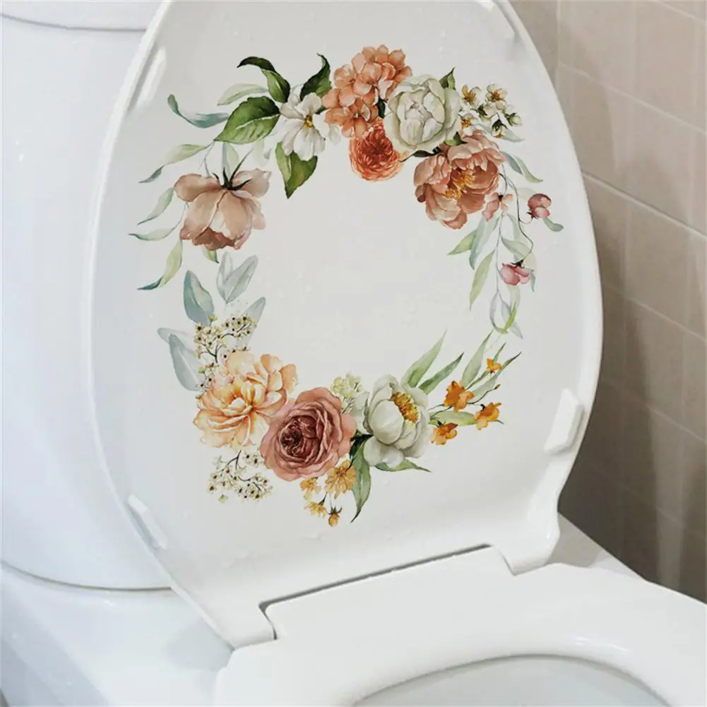YOUZI ПВХ наклейка на туалет и ванную Креативные наклейки на стену туалета 3D Настенное художественное украшение Аксессуары для домашней комнаты (20x30 см) . ' - ' . 5