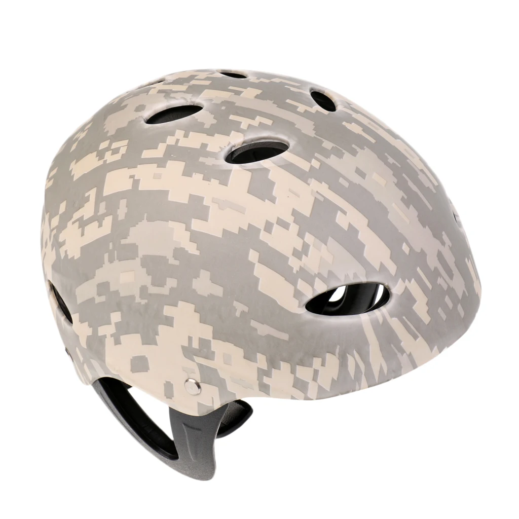 Защитный шлем для водных видов спорта для взрослых и детей, каяк, каноэ, жесткая кепка, Армейский зеленый камуфляж . ' - ' . 5