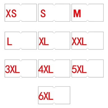 10 Рулонов ценников белого цвета для наклеек с ценовыми маркерами с двойными красными линиями Прямая поставка
