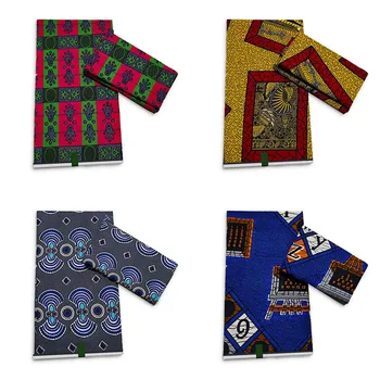 100% Хлопок, Высококачественная ткань с гарантированными настоящими Африканскими восковыми принтами, Восковая ткань в стиле Анкара Батик в Нигерийском стиле