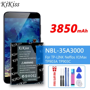 3850 мАч Перезаряжаемая Батарея KiKiss NBL-35A3000 для Аккумуляторов сотовых телефонов TP-LINK Neffos X1Max TP903A TP903C