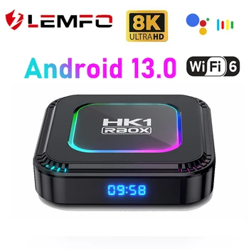 K8 Smart TV Box Android 13 Rockchip3528 Поддержка 8K Video BT Wifi6 Медиаплеер Google Voice Телеприставка Android 13.0
