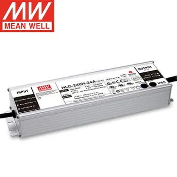 MEANWELL HLG-240H серии 240 Вт IP65 IP67 Означает хорошее напряжение постоянного тока Светодиодный драйвер Источник питания для светодиодного уличного освещения