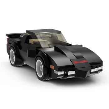 MOC Высокотехнологичный KITT-Knight Rider, Механический классический автомобиль, скоростные строительные блоки, Классический гоночный автомобиль, Детские игрушки 