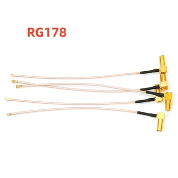 RG178 кабель IPEX-SMA колено внутренний штырь / внутреннее отверстие кабель-адаптер антенны беспроводная маршрутизация сетевая карта Устройство подачи IPX