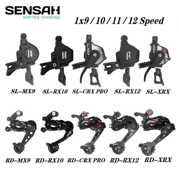 SENSAH Новые Переключатели Скоростей MTB Велосипеда MX9 RX10 CRX Pro RX12 XRX 1x9 1x10 1x11 1x12 Задние Переключатели скоростей M6000 M9100