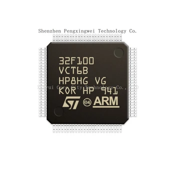 STM STM32 STM32F STM32F100 VCT6B STM32F100VCT6B В наличии 100% Оригинальный новый микроконтроллер LQFP-100 (MCU/MPU/SOC) CPU