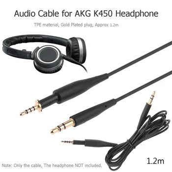 Аудиокабель 1,5 м от 2,5 мм штекера до 3,5 мм для наушников AKG K450 Q460 K480 K451