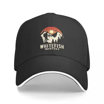 Бейсболка Whitefish Montana SkiCap, шляпа с защелкивающейся спинкой, солнцезащитная шляпа с защитой от ультрафиолета, женские шляпы для защиты от солнца, мужские