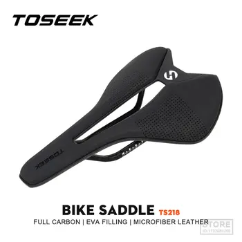 Велосипед TOSEEK TS218 Mtb Карбоновое седло, велосипедное сиденье из материала EVA, горный велосипед, велосипедные товары, аксессуары для гонок MTB