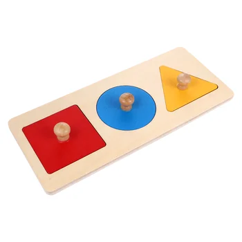 Геометрическая панель Geometry Toy Детские деревянные подносы Деревянный детский сервировочный поднос