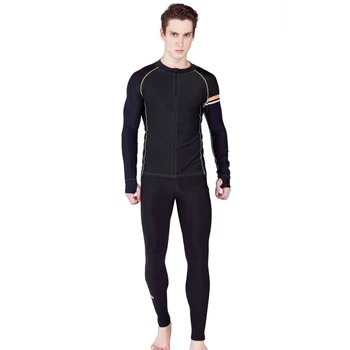 Гидрокостюм с защитой от ультрафиолета, водонепроницаемый костюм для серфинга, Солнцезащитный крем с длинным рукавом, быстросохнущий гидрокостюм для водных видов спорта на молнии спереди, гидрокостюм для серфинга