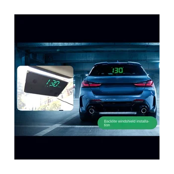 Головной дисплей H10 Car HUD HD Автомобильный интеллектуальный индикатор расхода топлива, индикация скорости, сигнализация превышения скорости прибора