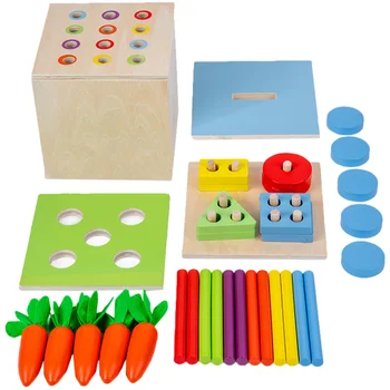 Интеллектуальная коробка Для сортировки игрушек по цвету, Сортировщик форм для малышей 1-3 лет, Подарок на День рождения мальчику от 6 до 12 месяцев.