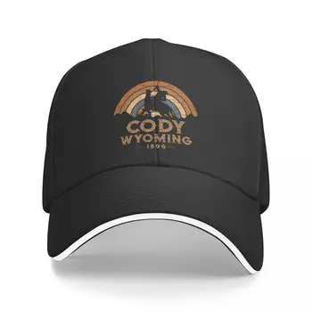 Ковбойская кепка Cody Wyoming в стиле ретро с Диким Западом, бейсбольная кепка, модная военная кепка, мужские шляпы для женщин, мужские