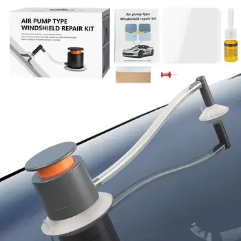 Комплект для Ремонта Лобового Стекла Automotive Glass Nano Repair Fluid Тип Воздушного Насоса Комплект Для Ремонта Трещин На Ветровом Стекле Для Исправления Сколов Bull-Eye