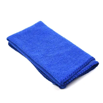 Кухонное полотенце Полотенце для чистки из тончайшего волокна для мытья рабочих мест 30 * 30 см Авто Синий Инструмент для чистки автомобилей Домашние офисы