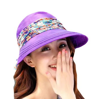 Модная Солнцезащитная шляпа от ультрафиолета, Летние солнцезащитные шляпы для женщин, Соломенная шляпа, Пляжная кепка из органзы для девочек, козырьки, кепки, Многоцелевая складная шляпа-флоппи
