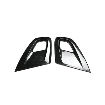 Накладка защитного чехла для подлокотника внутренней двери автомобиля из углеродного волокна для Hyundai Veloster 2011-2017