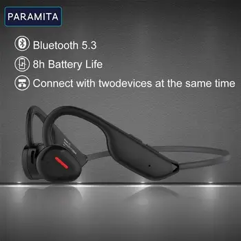 Наушники PARAMITA Air Conductive Беспроводные наушники Bluetooth Водонепроницаемая спортивная гарнитура с микрофоном для тренировок Бега вождения