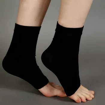 Носки с компрессионными рукавами на лодыжках, компрессионные носки с открытым носком, бандаж для поддержки лодыжек, бандаж для женщин и мужчин, распродажа