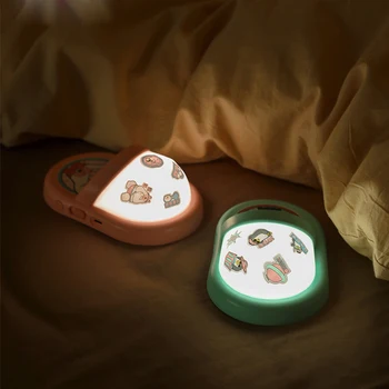 Ночник Fun Slipper с мягким освещением, USB-перезаряжаемая хронометражная лампа, прикроватный декор для комнаты девочки, подарок на день рождения, Рождественский подарок, ночник