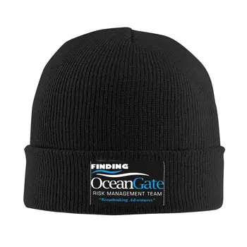 Поиск управления рисками OceanGate Теплая вязаная шапочка для женщин и мужчин, Вязаная шапка с черепом, Кепка, Захватывающие приключения, Вязаная шапка-капор