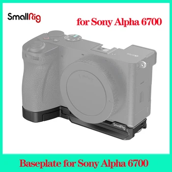 Половинный каркас камеры SmallRig для Sony Alpha 6700 / 6600 / 6500 / 6400 Опорная плита с двойным креплением для холодного башмака для Sony Alpha 6700