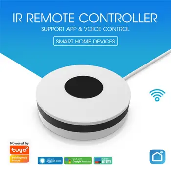 Приложение для инфракрасного дистанционного управления Tuya Smart Home Дистанционное голосовое управление Универсальный умный пульт дистанционного управления Tuya Wifi для кондиционера телевизора