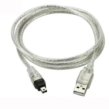 Разъем USB к Firewire IEEE 1394 4-Контактный Разъем iLink Адаптер Шнур firewire 1394 Кабель для SONY DCR-TRV75E DV кабель камеры
