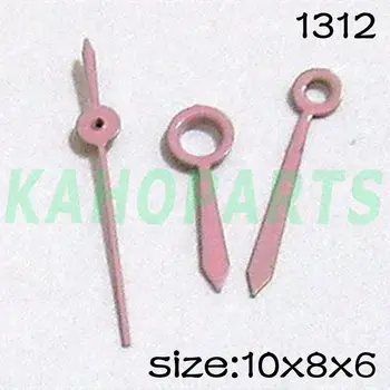 Розовый набор стрелок для часов Miyota 2015, механизм длиной 10 мм/8 мм/6 мм, № 1312