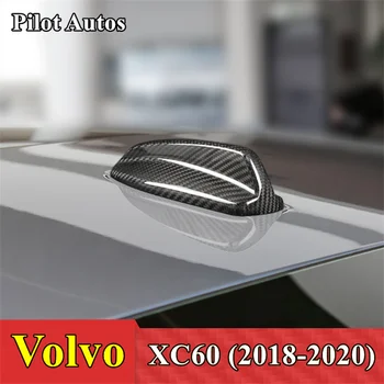 Сигнальная антенна в виде акульего плавника на крыше автомобиля, натуральная карбоновая накладка для Volvo XC60 2018 2019 2020