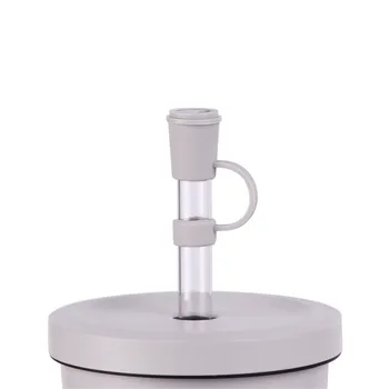 Силиконовая пылезащитная заглушка в форме соломинки для чая с молоком, простая и симпатичная соломинка для украшения крышки для напитков, герметичная соломинка для напитков